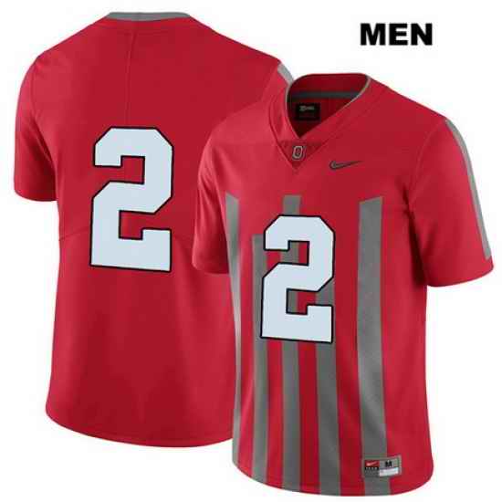 Chase Young Ohio State Buckeyes Authentic Nike Mens  2 Elite Stitched Red College Football Jersey Without Name Jersey